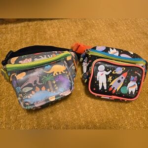 Kids Dinosaur and Space Theme Fanny Packs